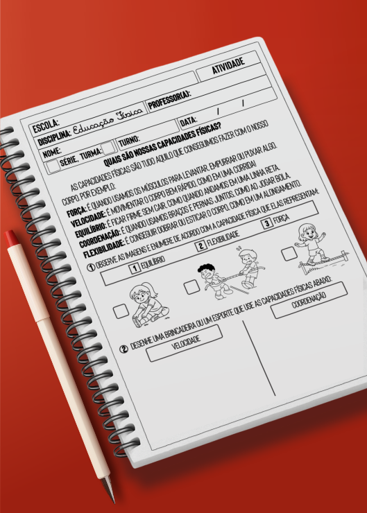 Atividade sobre Capacidades Físicas